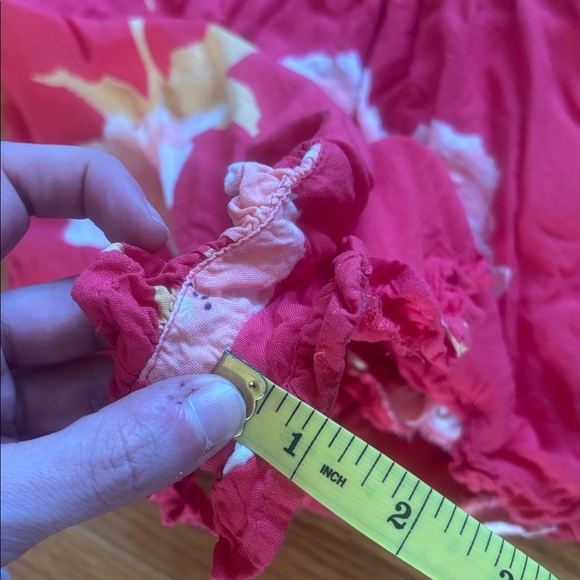 Billabong Strapless Floral Print Romper with Pockets! - Picture 7 of 10